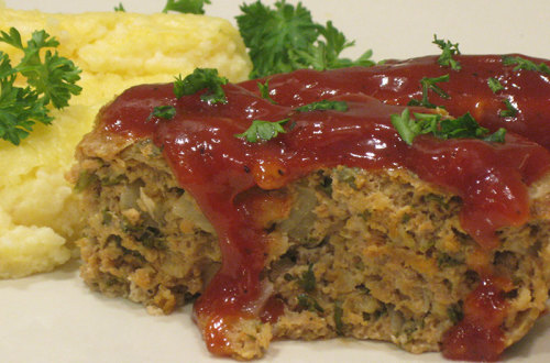 Meatloaf with Tomato Gravy